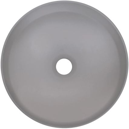 Deante CQS_SU4S - Tvättställ för bänkskiva SILIA Ø 36 cm granit/metallicgrå