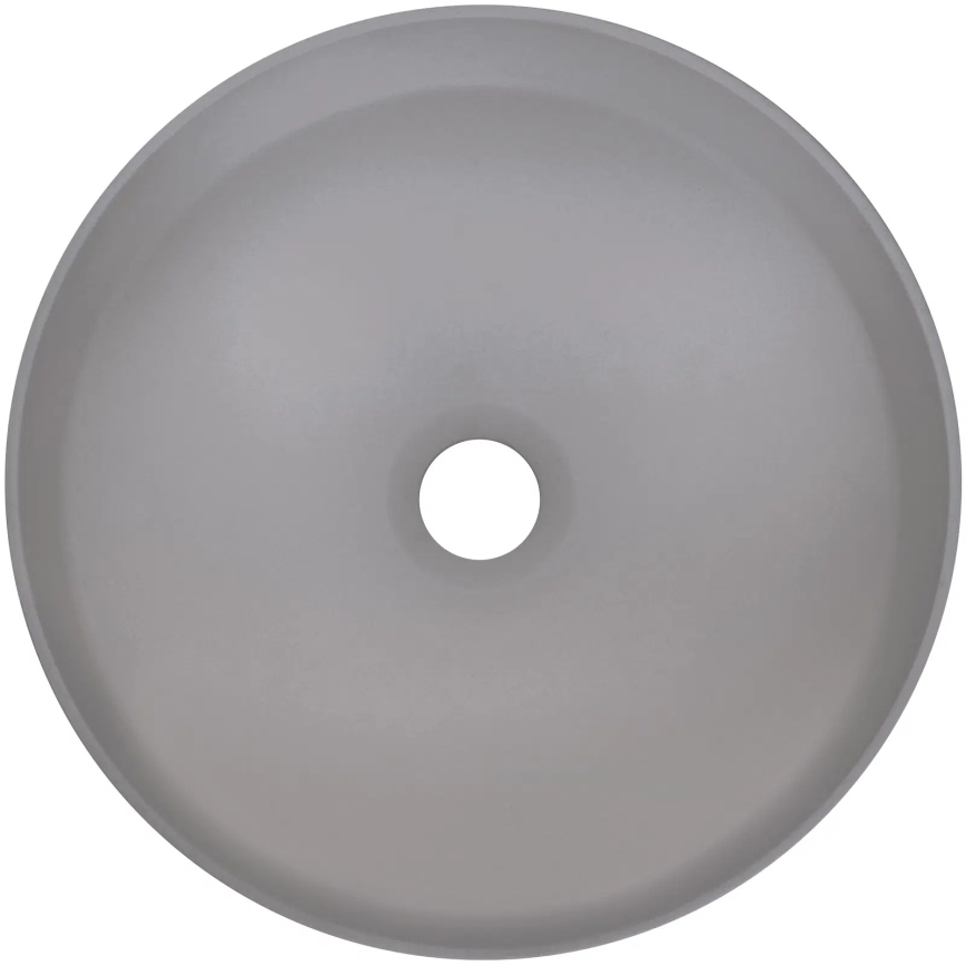 Deante CQS_SU4S - Tvättställ för bänkskiva SILIA Ø 36 cm granit/metallicgrå