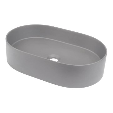 Deante CQS_SU6S - Tvättställ för bänkskiva SILIA 35x55 cm granit/metallisk grå