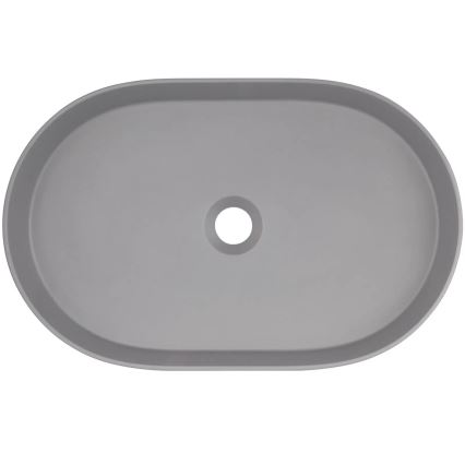 Deante CQS_SU6S - Tvättställ för bänkskiva SILIA 35x55 cm granit/metallisk grå