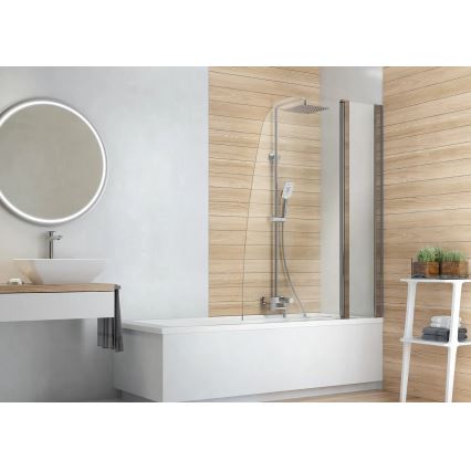Deante NAC_01AM - Duschset med ALPINIA-blandare i blank krom