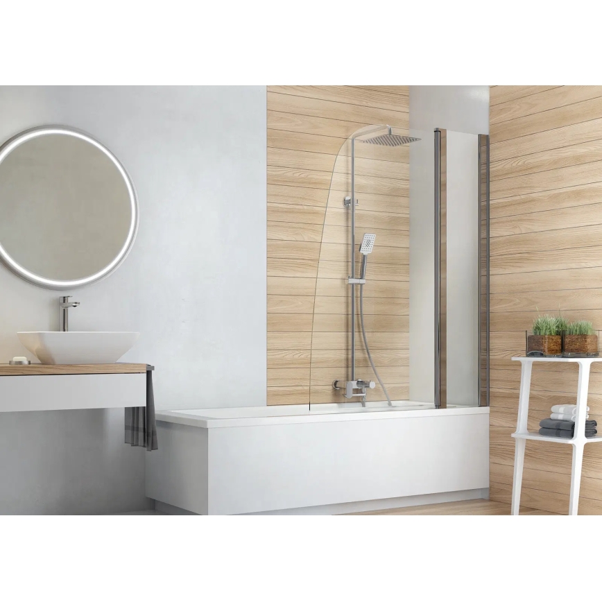Deante NAC_01AM - Duschset med ALPINIA-blandare i blank krom