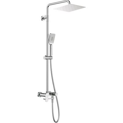 Deante NAC_01AM - Duschset med ALPINIA-blandare i blank krom