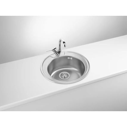 Deante ZHC_0813 - Diskho för kök TWIST diameter 49 cm satin