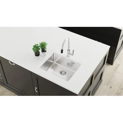 Deante ZPO_010B - Diskho för kök OLFATO 50,5x55 cm borstad stål