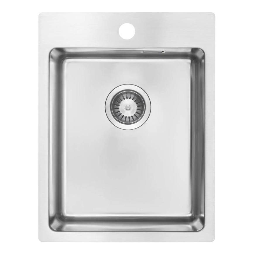 Deante ZPO_010E - Diskho för kök OLFATO 50,5x39 cm borstad stål