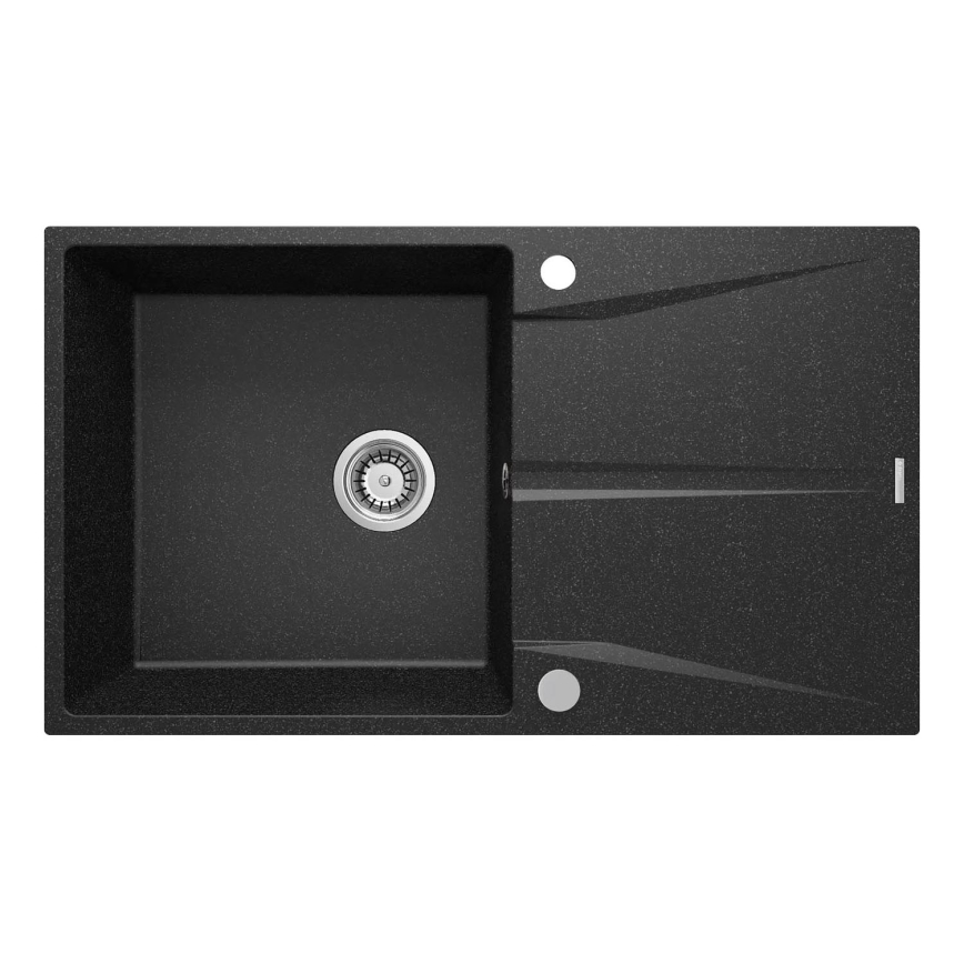 Deante ZRC_211A - Diskho CORIO 50x86 cm granit/grafit