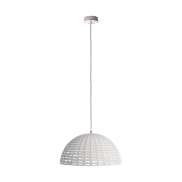 Deko-Light 342143 - Ljuskrona med textilsladd BASKET 1xE27/40W/230V diameter 35 cm