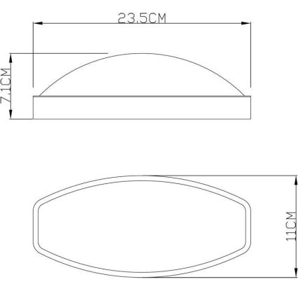 Deko-Light 731092 - LED vägglampa för utomhusbruk ERIDANI LED/13W/230V IP44 antracit