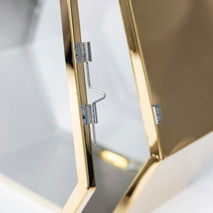 Dekorationslykta 34 cm, guld