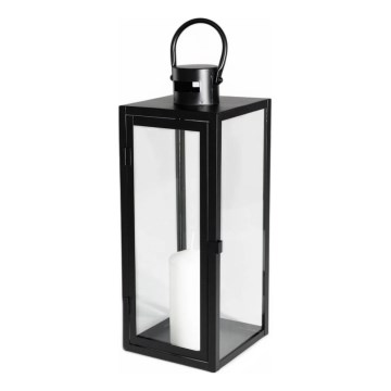 Dekorationslykta 38 cm svart