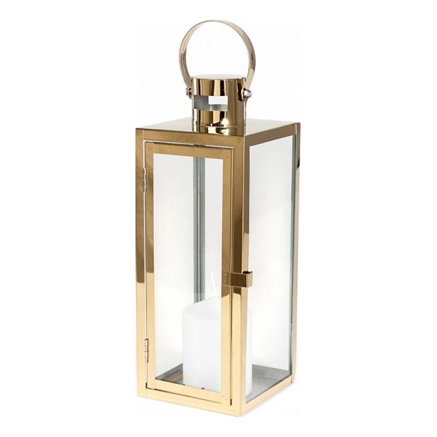 Dekorationslykta 49 cm – guld
