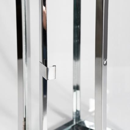 Dekorationslykta 63 cm, blank krom