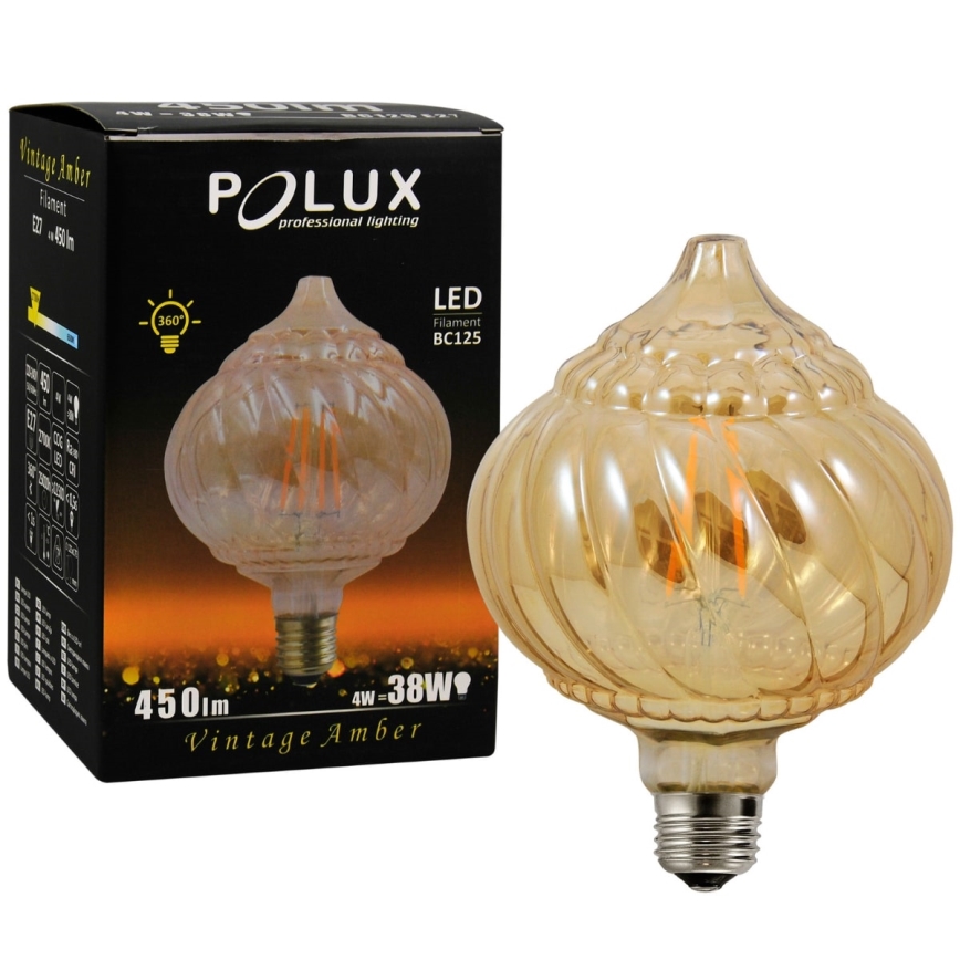 Dekorativ LED-lampa VINTAGE E27/4W/230V 2700K