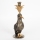 Dekorativ ljusstake 32,5x15,5x11 cm svart/guld