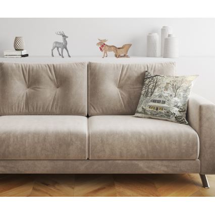 Dekorativ pillow 43x43 cm beige