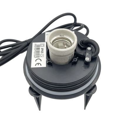 Dekorativ utomhusarmatur LUMISTONE 1xE27/15W/230V IP65 Ø 31,8 cm