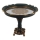 Dekorativt bricka diameter 24,7 cm grön/guld