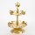 Dekorativt bricka diameter 25,5 cm guld