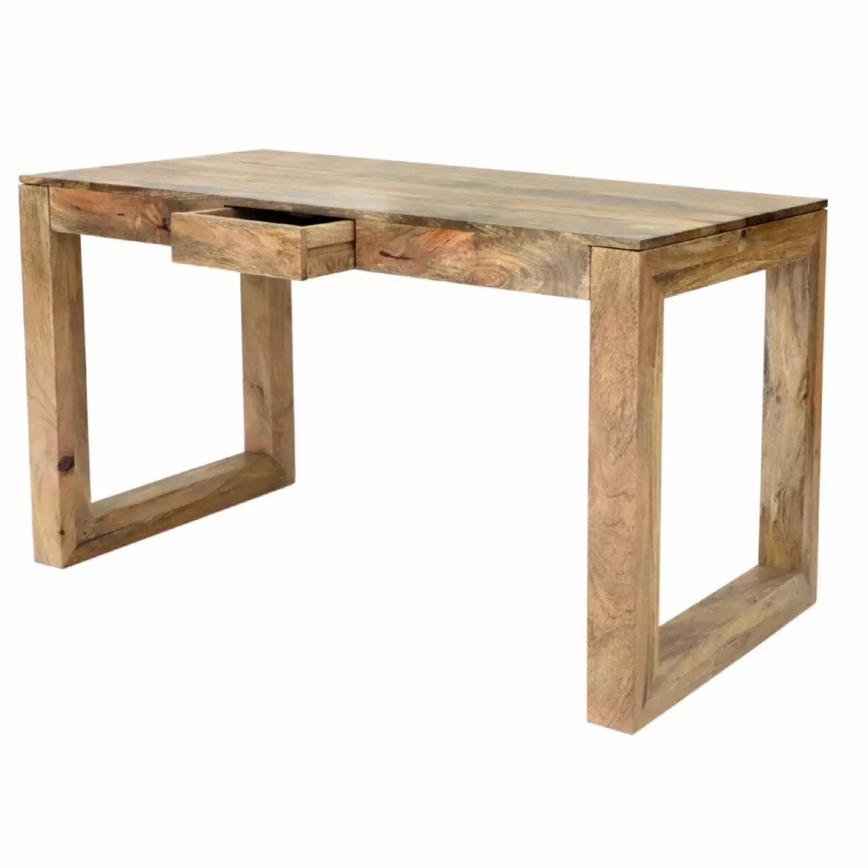 Desk HINA 130x70 cm massivt trä/mangoträd