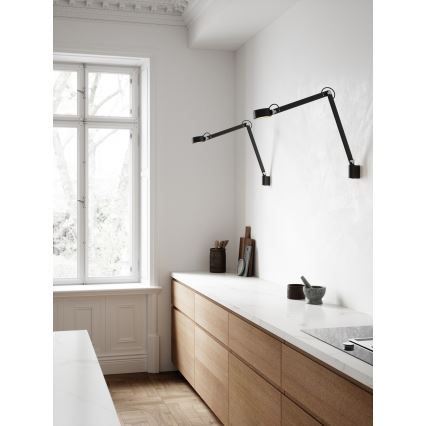 DFTP by Nordlux - LED ljusreglerad bordslampa touch 3v1 NOBU LED/9W/230V svart