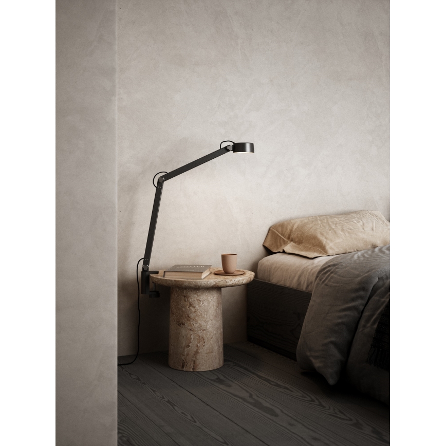 DFTP by Nordlux - LED ljusreglerad bordslampa touch 3v1 NOBU LED/9W/230V svart