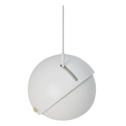 DFTP by Nordlux - Ljuskrona med textilsladd med anpassningsbar lampskärm ALIGN 1xE27/15W/230V vit