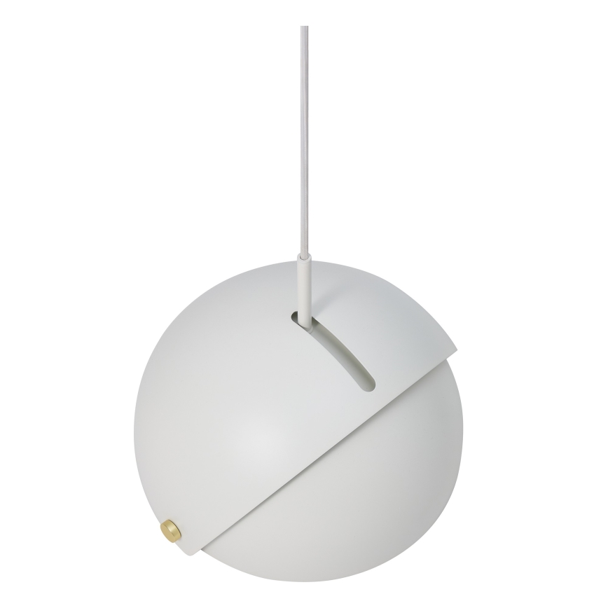 DFTP by Nordlux - Ljuskrona med textilsladd med anpassningsbar lampskärm ALIGN 1xE27/15W/230V vit