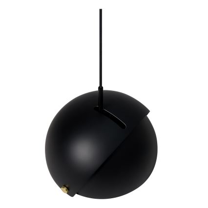 DFTP by Nordlux - Ljuskrona med textilsladd med anpassningsbar lampskärm ALIGN 1xE27/15W/230V svart
