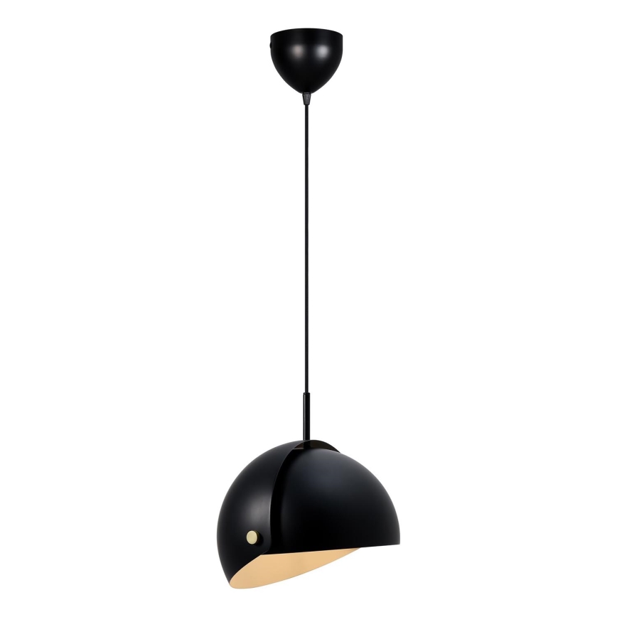 DFTP by Nordlux - Ljuskrona med textilsladd med anpassningsbar lampskärm ALIGN 1xE27/15W/230V svart