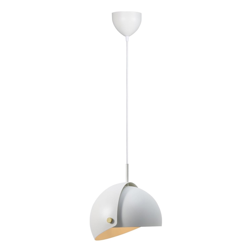 DFTP by Nordlux - Ljuskrona med textilsladd med anpassningsbar lampskärm ALIGN 1xE27/15W/230V vit
