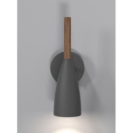 DFTP by Nordlux - Väggspotlight PURE 1xGU10/8W/230V grå