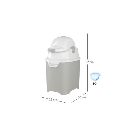 DiaperChamp - Blöjsoptunna ONE beige