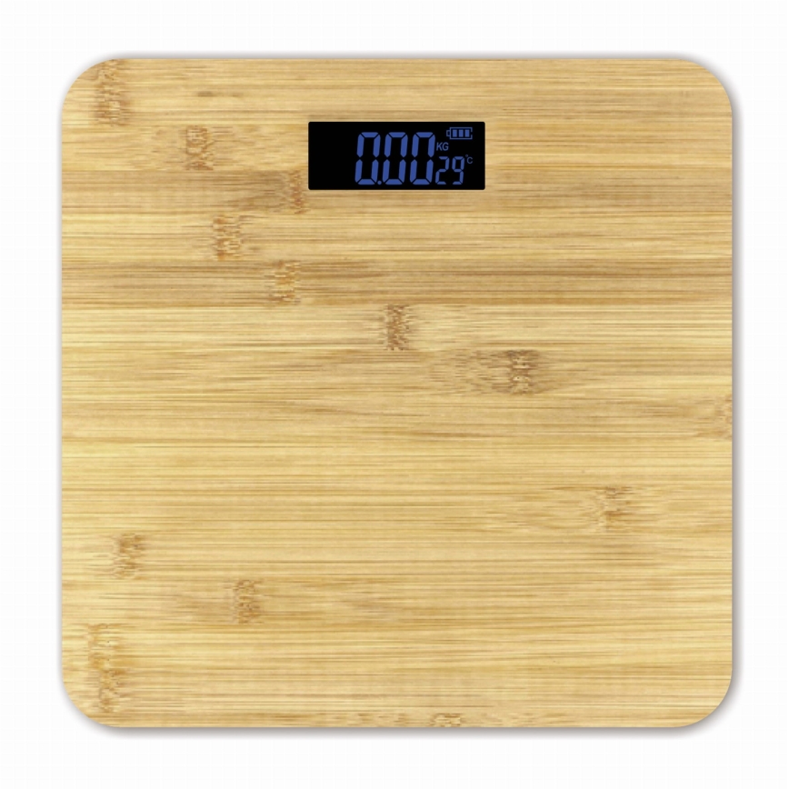 Digital bambu personalvåg 2xAAA