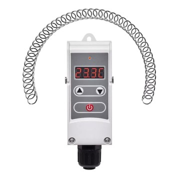 Digital fäst termostat 230V