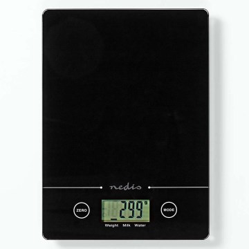 Digital kök scale 1xCR2032 svart