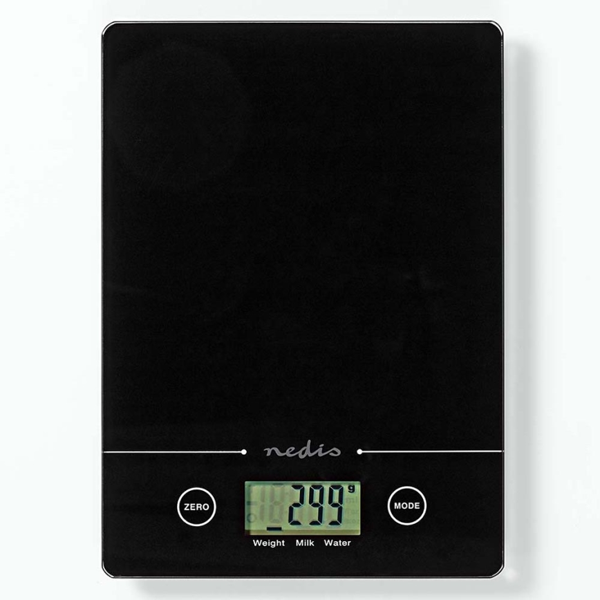 Digital kök scale 1xCR2032 svart