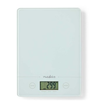 Digital kök scale 1xCR2032 vit