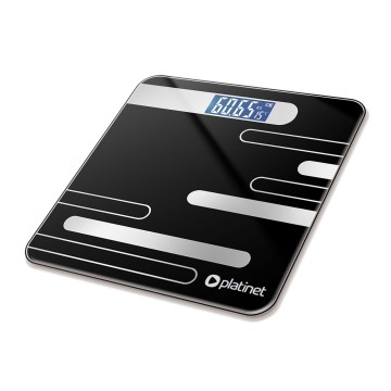 Digital personlig våg med LCD display 2xAAA svart