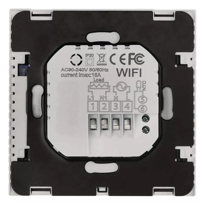 Digital termostat för golvärme GoSmart 230V/16A Wi-Fi Tuya