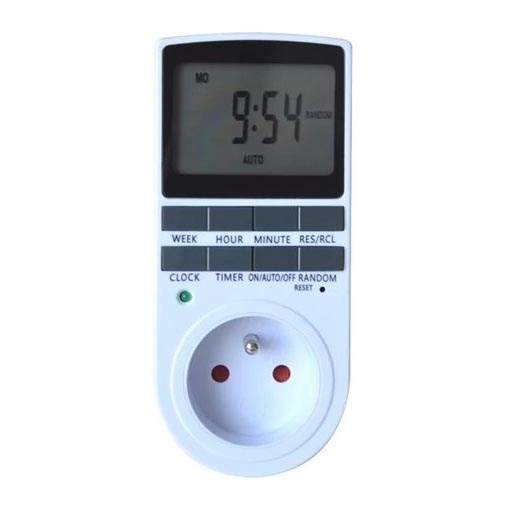 Digital timer switch weekly 16A/230V