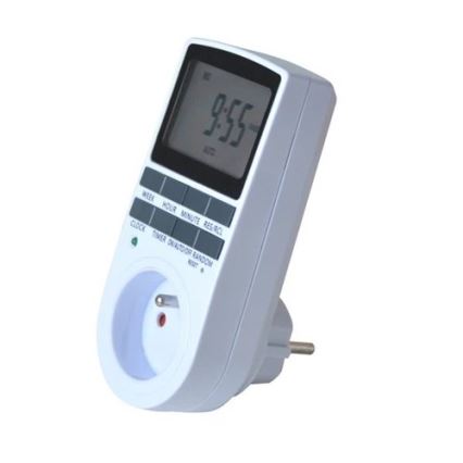 Digital timer switch weekly 16A/230V