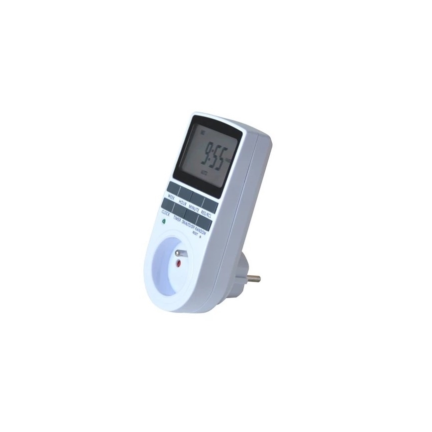 Digital timer switch weekly 16A/230V