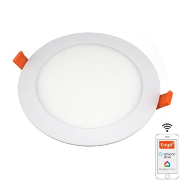 Dimbar infälld LED belysning /12W/230V 3000-6500K Wi-Fi Tuya