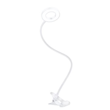 Dimbar LED-bordslampa med klämma LED/8W/230V 3000/4000/5000K vit