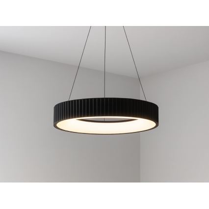 Dimbart LED-pendel på wire LED/75W/230V 3000-6500K Ø 49 cm + fjärrkontroll