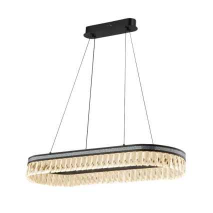 Dimmbar LED-kristallkrona på vajer THALIA LED/50W/230V 3000-6000K + fjärrkontroll