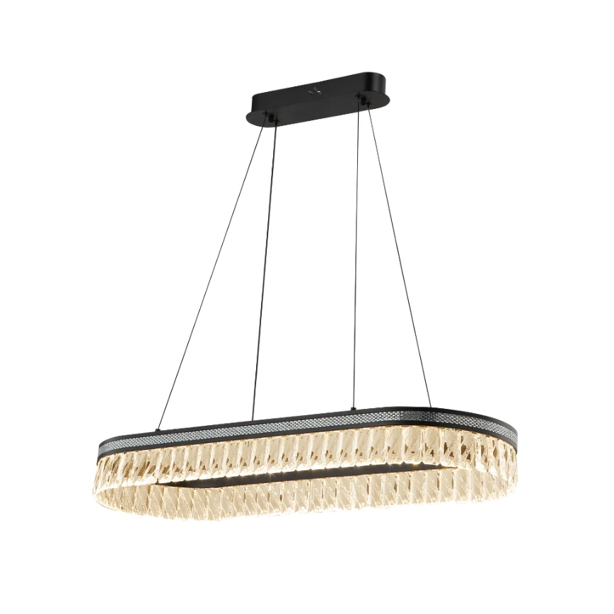 Dimmbar LED-kristallkrona på vajer THALIA LED/50W/230V 3000-6000K + fjärrkontroll