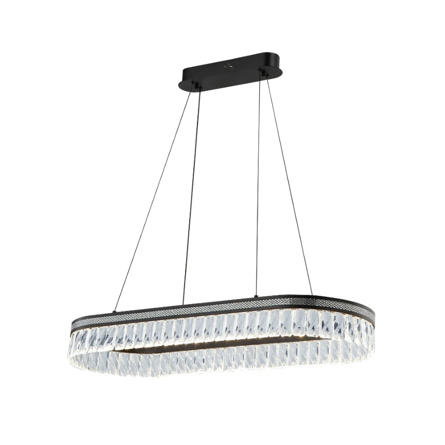 Dimmbar LED-kristallkrona på vajer THALIA LED/50W/230V 3000-6000K + fjärrkontroll
