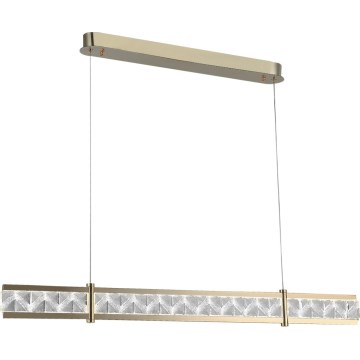 Dimbar LED-kristallkrona på vajer ENRIQUE LED/20W//230V 3000-6000K + fjärrkontroll